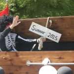 Crystal Beach parade buries Old Man Summer on Saturday