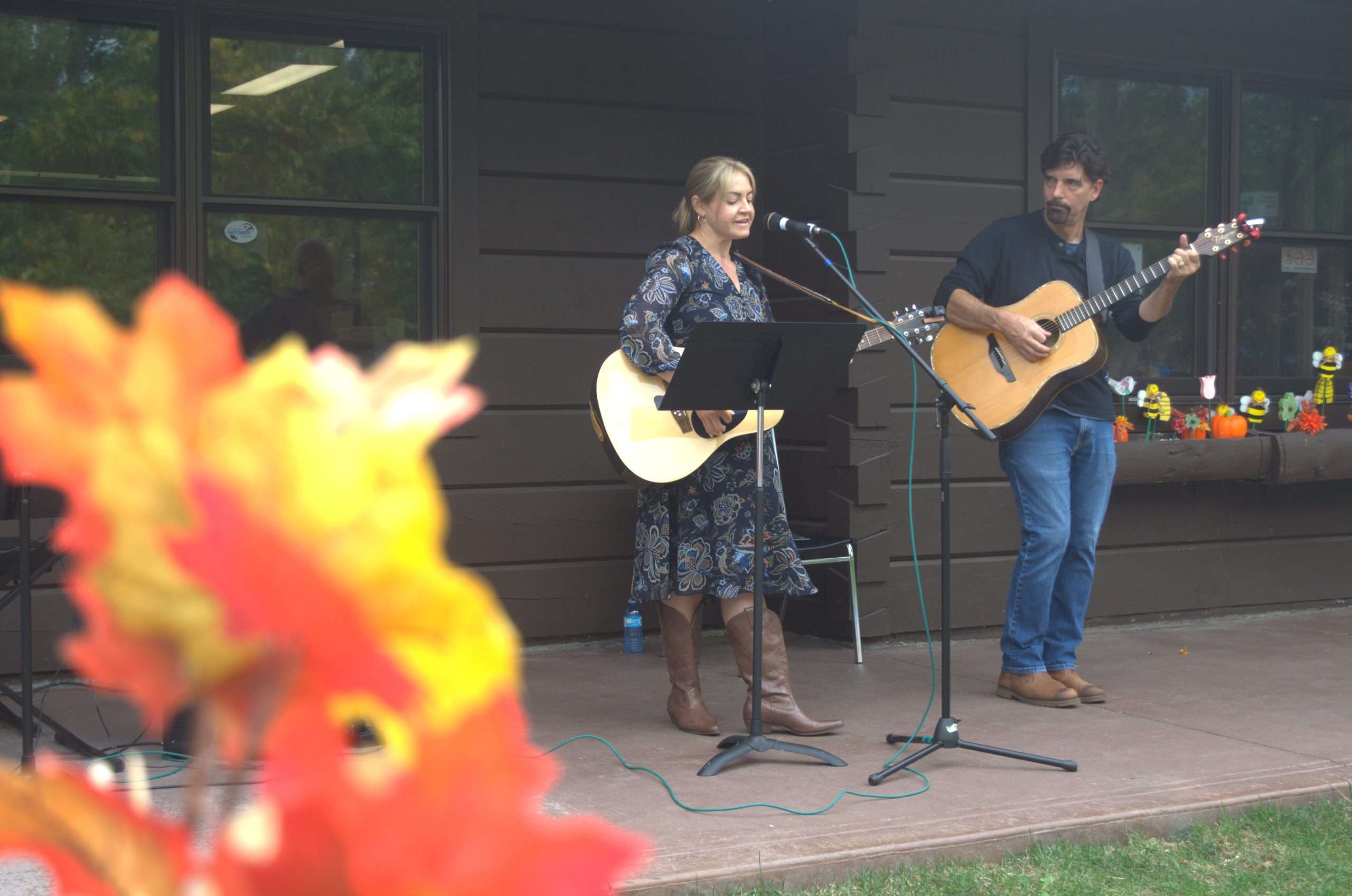 Musicians performing