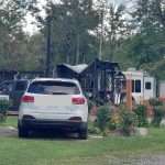 Barbecue fire destroys trailer at Ridgeway campground