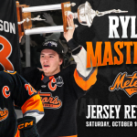 Rylan Masterson, defenceman and Meteors captain, to have jersey retired